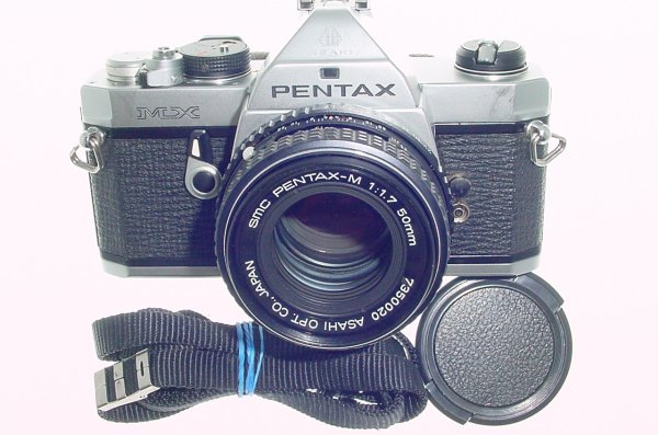 Pentax MX 35mm Film SLR Manual Camera with Pentax-M 50mm F/1.7 SMC Lens