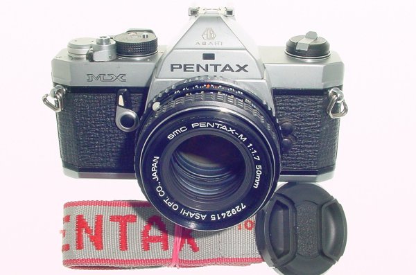 Pentax MX 35mm Film SLR Manual Camera with Pentax-M 50mm F/1.7 SMC Lens