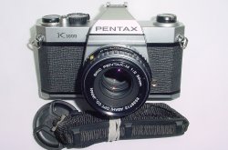 Pentax K1000 35mm Film SLR Manual Camera with Pentax-M 50mm F/2 SMC Lens