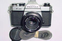 Pentax K1000 35mm Film SLR Manual Camera with Pentax-M 50mm F/2 SMC Lens