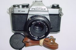 Pentax K1000 35mm Film SLR Manual Camera with Pentax-M 50mm F/2 SMC Lens