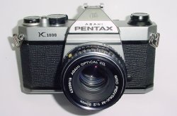 Pentax K1000 35mm Film SLR Manual Camera with Pentax-M 50mm F/2 SMC Lens