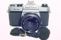 Pentax K1000 35mm Film SLR Manual Camera with Pentax-M 50mm F/2 SMC Lens