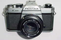 Pentax K1000 35mm Film SLR Manual Camera + Pentax-M 50mm F/1.7 SMC Lens