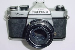 Pentax K1000 35mm Film SLR Manual Camera + Pentax-M 50mm F/1.7 SMC Lens