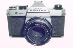 Pentax K1000 35mm Film SLR Manual Camera + Pentax-M 50mm F/1.7 SMC Lens