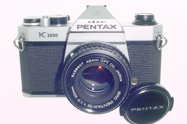 Pentax K1000 35mm Film SLR Manual Camera + Pentax-M 50mm F/1.7 SMC Lens
