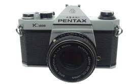 Pentax K1000 35mm Film SLR Manual Camera + Pentax-M 50mm F/1.7 SMC Lens
