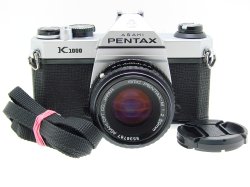 Pentax K1000 35mm Film Manual SLR Camera + Pentax-M 50mm F/2 SMC Lens