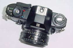 Nikon EM 35mm Film SLR Manual Camera with Nikon 50mm F1.8 Series E Pancake Lens