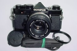 Olympus OM-1N MD 35mm Film SLR Manual Camera with Olympus 50/1.8 Zuiko Lens