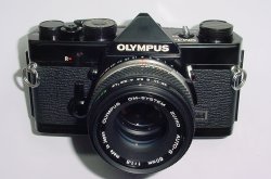 Olympus OM-1N MD 35mm Film SLR Manual Camera with Olympus 50/1.8 Zuiko Lens