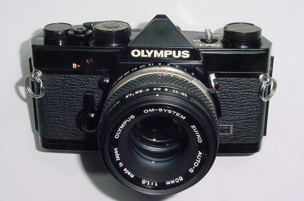 Olympus OM-1N MD 35mm Film SLR Manual Camera with Olympus 50/1.8 Zuiko Lens