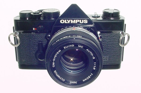 Olympus OM-1N MD 35mm Film SLR Manual Camera with Olympus 50/1.8 Zuiko Lens
