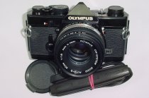 Olympus OM-1N MD 35mm Film SLR Manual Camera with Olympus 50/1.8 Zuiko Lens