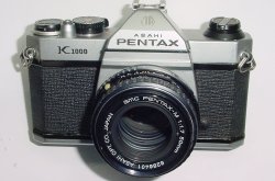 Pentax K1000 35mm Film SLR Manual Camera with Pentax-A 50mm F/1.7 SMC Lens