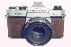 Pentax K1000 SE 35mm Film SLR Manual Camera with Pentax-A 50mm F/1.7 SMC Lens