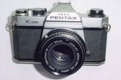 Pentax K1000 35mm Film SLR Manual Camera with Pentax-M 50mm F/1.7 SMC Lens