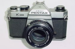 Pentax K1000 35mm Film SLR Manual Camera with Pentax-M 50mm F/1.7 SMC Lens