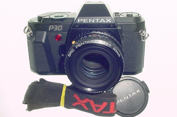 Pentax P30 35mm Film SLR Manual Camera + Pentax-A 50mm F/1.7 SMC Lens