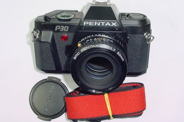 Pentax P30 35mm Film SLR Manual Camera + Pentax-A 50mm F/1.7 SMC Lens