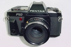 Pentax P50 35mm Film SLR Manual Camera with Pentax-A 50mm F/2 SMC Lens