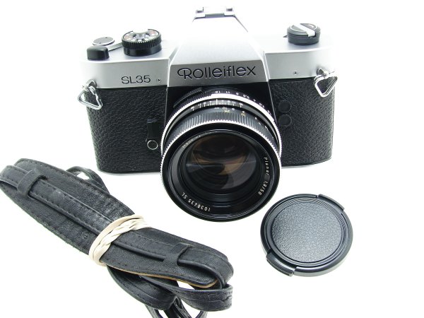 Rolleiflex SL35 35mm Film SLR Manual Camera with Rollei 50mm F/1.8 Lens