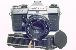 Pentax KX 35mm Film SLR Manual Camera with ASAHI 55mm F/1.8 SMC Lens