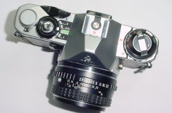 Pentax ME 35mm Film Manual SLR Camera with Pentax-M 50mm F/2 SMC Lens