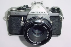 Pentax ME 35mm Film Manual SLR Camera with Pentax-M 50mm F/2 SMC Lens