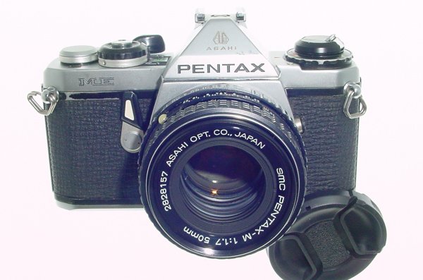 Pentax ME 35mm Film Manual SLR Camera with Pentax-M 50mm F/1.7 SMC Lens