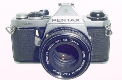 Pentax ME 35mm Film Manual SLR Camera with Pentax-M 50mm F/1.7 SMC Lens