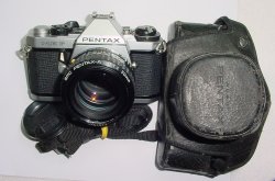 Pentax ME F 35mm Film SLR Manual Camera with Pentax-A 50mm F/2 SMC Lens