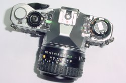 Pentax ME F 35mm Film SLR Manual Camera with Pentax-A 50mm F/2 SMC Lens
