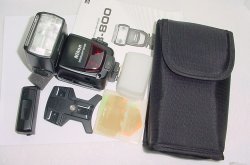 Nikon Speedlight SB-800 Flash + Battery Attachment