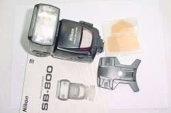 Nikon Speedlight SB-800 Flash + Battery Attachment