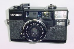 Minolta HI-MATIC AF2 35mm Film Point & Shoot Camera 38/2.8 Lens + Case, Lens Cap