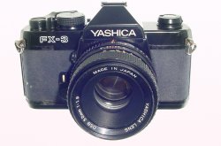 Yashica FX-3 35mm Film SLR Manual Camera with 50mm F1.9 DSB Lens