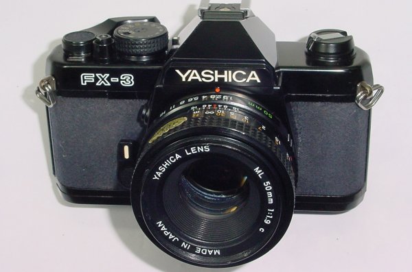 Yashica FX-3 35mm Film SLR Manual Camera with 50mm F1.9 ML Lens