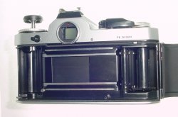 Nikon FE 35mm Film SLR Manual Camera + Nikon 50/1.8 AIs Nikkor Pancake Lens