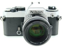 Nikon FE 35mm Film SLR Manual Camera + Nikon 50mm f/1.8 AI Nikkor Lens