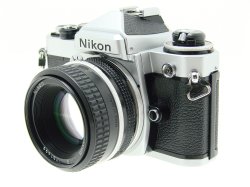 Nikon FE 35mm Film SLR Manual Camera + Nikon 50mm f/1.8 AI Nikkor Lens