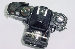Nikon FE 35mm Film SLR Manual Camera with Nikon 50mm F/1.8 NIKKOR AIs Lens - Black