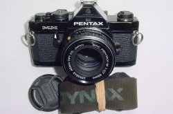 Pentax MX 35mm Film SLR Manual Camera with Pentax-M 50mm F/1.7 SMC Lens in Black