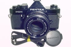 Pentax MX 35mm Film SLR Manual Camera with Pentax-M 50mm F/1.7 SMC Lens in Black