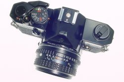 Pentax MX 35mm Film SLR Manual Camera with Pentax-M 50mm F/1.7 SMC Lens in Black