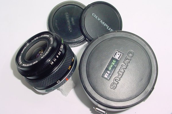 Olympus 35mm F/2.8 ZUIKO AUTO-W WIDE ANGLE Manual Focus OM-System Lens