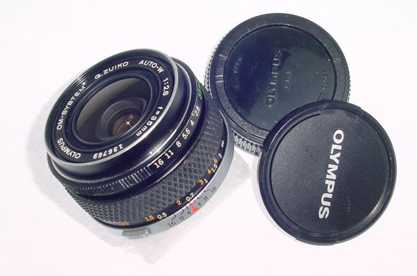 Olympus 35mm F/2.8 Zuiko Auto-W Wide Angle Manual Focus OM-System Lens