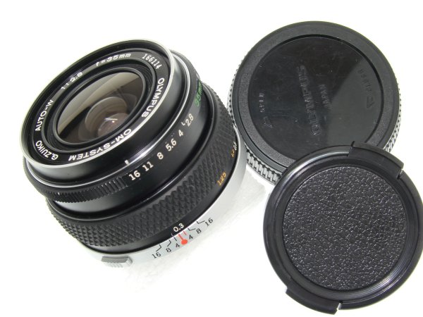 Olympus 35mm F/2.8 Zuiko Auto-W Wide Angle Manual Focus OM-System Lens