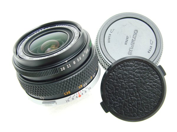 Olympus 35mm F/2.8 Zuiko MC Auto-W Wide Angle Manual Focus OM-System Lens
